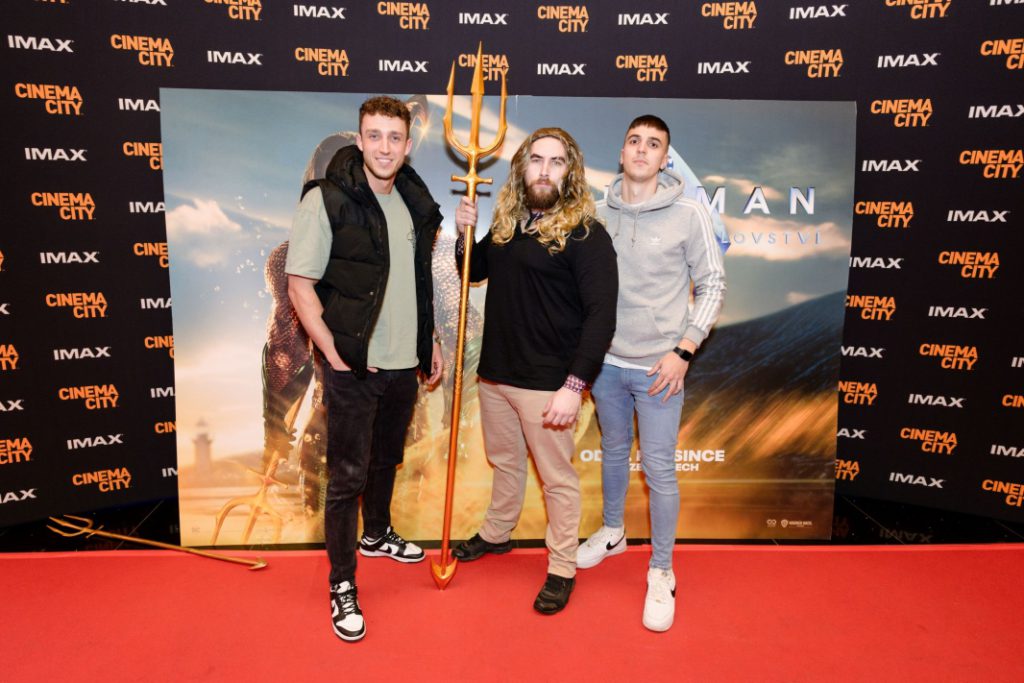 Pražské Cinema City IMAX uvedlo snímek Aquaman a ztracené království v rámci poslední slavnostní premiéry v tomto roce